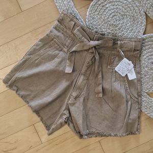 NWT free people shorts Khaki Neutral